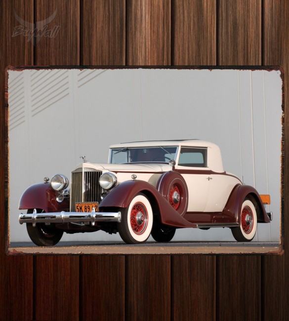 Металлическая табличка Packard Eight Coupe Металлическая табличка Packard Eight Coupe